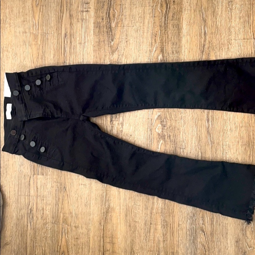 Ann Taylor Loft 24/00P Fit and flare crop, black